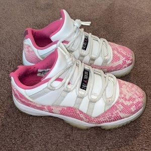 Jordan 11 Pink Snakeskin 